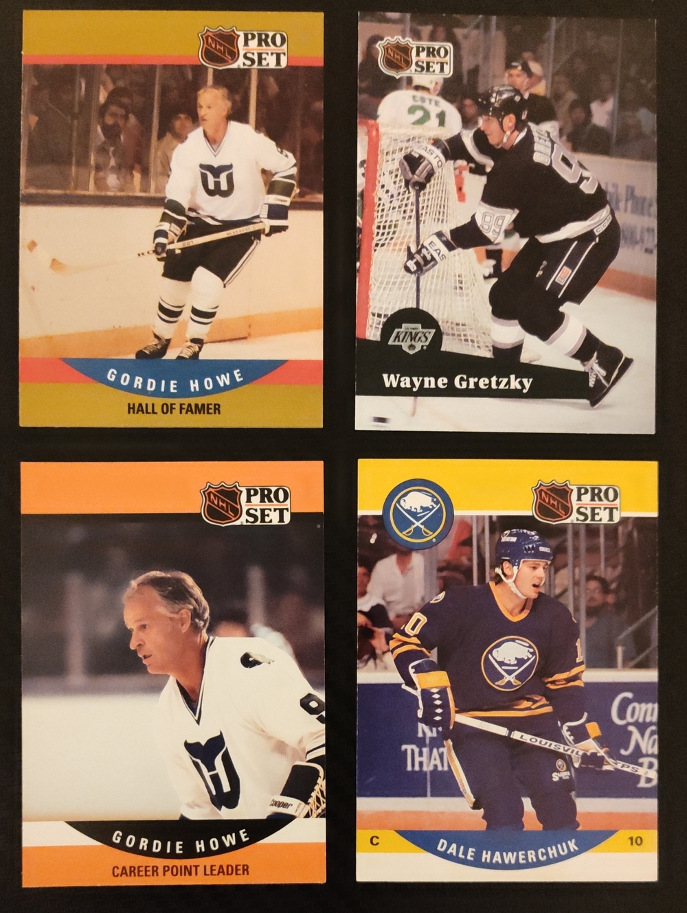 Pro Set NHL Hockey Card Lot - Gordie Howe, Wayne Gretzky, Dale Hawerchuk